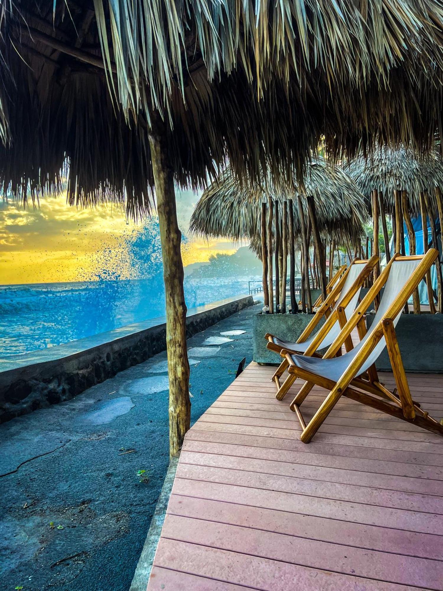 Almare Zonte - Beachfront Glamping Hotel El Zonte Exteriör bild