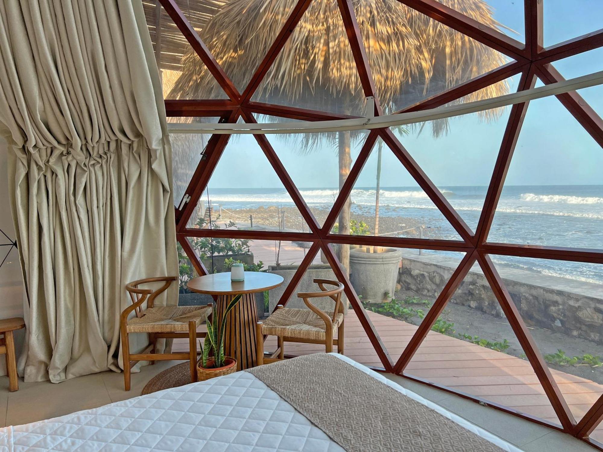 Almare Zonte - Beachfront Glamping Hotel El Zonte Exteriör bild