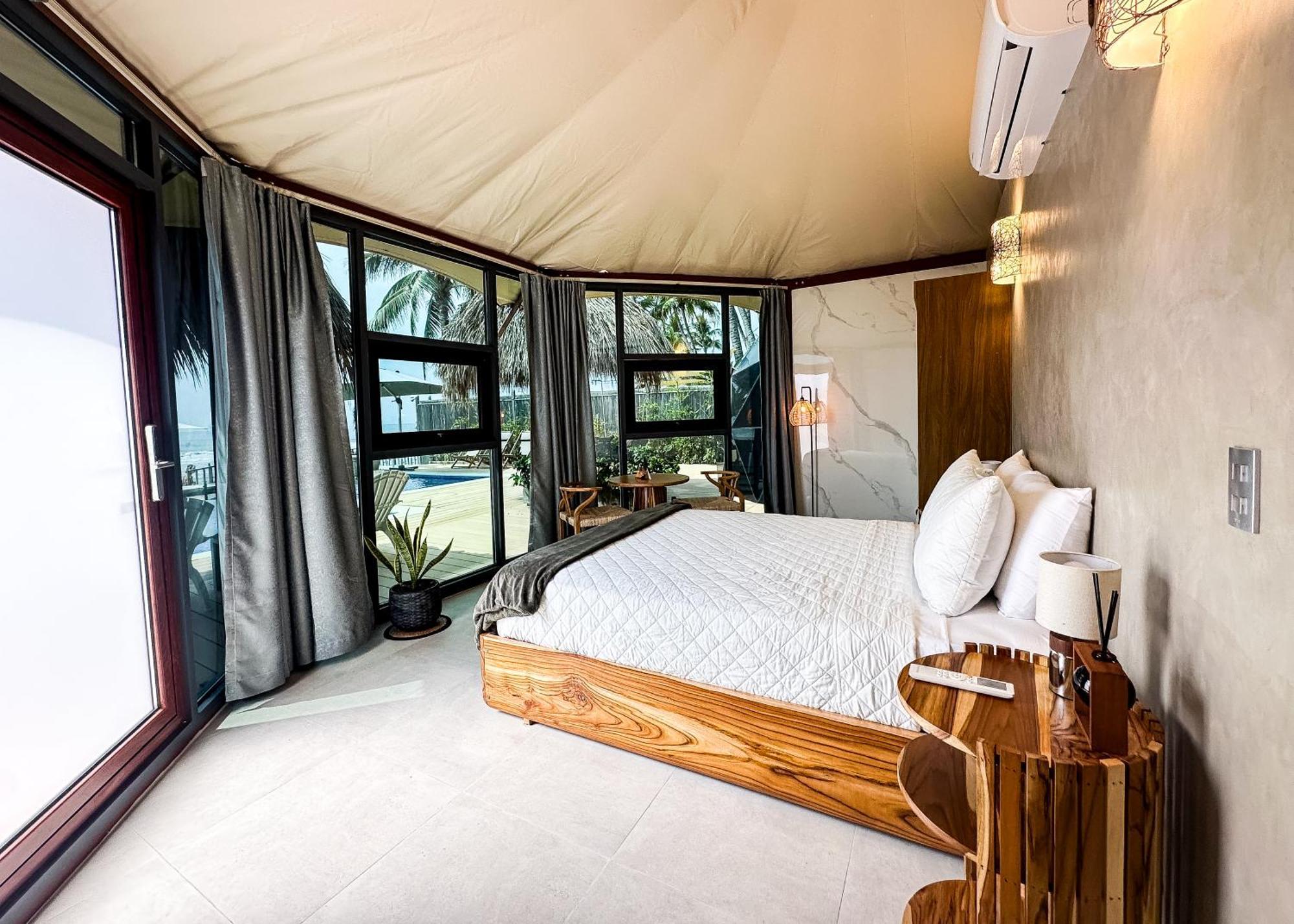 Almare Zonte - Beachfront Glamping Hotel El Zonte Exteriör bild